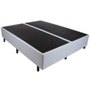 Ver imagem 1 de Cama Box Base Universal King Tecido White (193x203x24) - Luckspuma