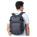 Ver imagem 3 de Mochila Impermeável Resistente Viagem Esportiva Saída Usb