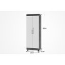 Ver imagem 4 de Armário Multiuso 2 Portas com Chaves Texas 