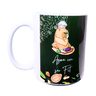 Caneca Café Porcelana Personalizada Fit Capivara 325ml | Artesanal - 1
