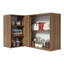Ver mais imagens de Armário Aéreo 1 Porta Para Linha De 60 Cm Rustic/Branco