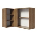 Ver imagem 4 de Armário Aéreo 1 Porta Para Linha De 60 Cm Rustic/Branco