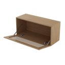 Ver imagem 5 de Rack para TV até 70 Polegadas Suspenso 3 Portas Basculantes Vidro Reflecta 240cm R1500 Yescasa Marro