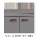 Ver imagem 7 de Cozinha Modulada Completa Júlia 100% Mdf Tuboarte com 2 Balcões Independentes e 11 Portas