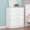 Ver imagem 1 de Cômoda Astral 4 Gavetas 62 Cm - Comoda para Quarto - Demobile:branco