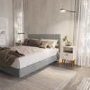 Ver imagem 2 de Cabeceira Ripado Modular 4 Caixas Ubatuba Cama Queen Linea Brasil