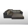 Sofá de Canto SFC_MA 011 que se Transforma em Sofá Cama de Casal Resistente e Confortável Sarja - 3