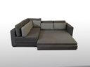 Ver imagem 3 de Sofá de Canto SFC_MA 011 que se Transforma em Sofá Cama de Casal Resistente e Confortável Sarja