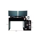 Ver imagem 6 de Conjunto Quarto Solteiro Gamer com Guarda-Roupa e Mesa Gamer 2 Gavetas Espresso Móveis