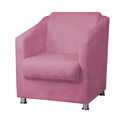 Ver imagem 1 de Poltrona Beatriz confort rose suede para sala de estar,salão escritoria Dalaqua-Decor