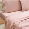 Jogo de Lençol Queen Bordado Inglês Lauren 3 Peças Rosê - 3