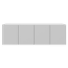 Armário de Cozinha Aéreo 4 Portas Multimóveis Mp2156 Branco - 4