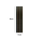 Ver imagem 4 de Painel Ripado Mdf Cabeceira Cama de Casal Autocolante - 150x250