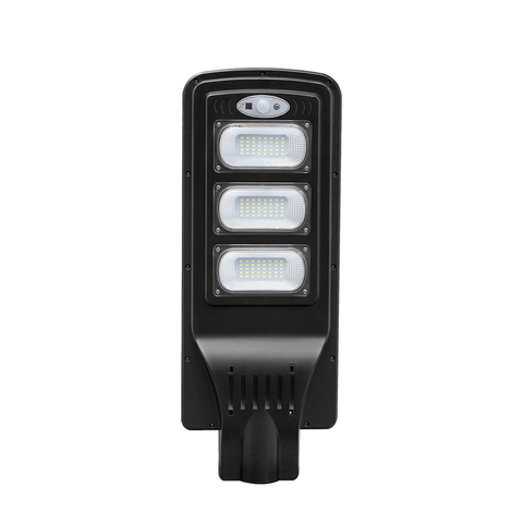 Luminária Led Taschibra Solar TR Sun Poste 60W Preto 6500K C/ Controle Remoto