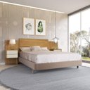Ver imagem 2 de Conjunto Quarto de Casal Penteadeira com Espelho e Cabeceira Casal/King Extensível Espresso Móveis