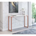 Ver imagem 4 de Aparador Roma Estilo Industrial Branco Cobre