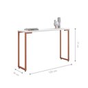 Ver imagem 2 de Aparador Roma Estilo Industrial Branco Cobre