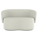 Ver imagem 3 de Sofá Namoradeira 2 Lugares Orgânico Bouclê Luxo – Balaqui Cor:boucle Bege