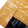 LONA CAMINHÃO EMBORRACHADA TIPO LONIL - 8x12mts - Laranja / Preto - 1