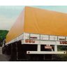 LONA CAMINHÃO EMBORRACHADA TIPO LONIL - 8x12mts - Laranja / Preto - 2