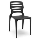 Ver imagem 2 de Kit 04 Cadeiras para Cozinha Área Gourmet Jardim Empilhável Larsen P03 Preto - Lyam Decor