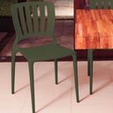 Ver imagem 5 de Conjunto Mesa Plástica Branca com 6 Cadeiras Verde Oliva Tramontina Jardim Varanda Área Externa