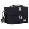 Bolsa Térmica 2 Andares Feminina Masculina Porta Marmita 403 PGB Preto - 1