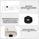 Ver imagem 5 de Plastificadora Laminadora A4 A5 A6 300w Quente Frio com Guilhotina e Acabamento Branca Importway