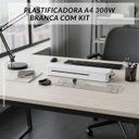 Ver imagem 4 de Plastificadora Laminadora A4 A5 A6 300w Quente Frio com Guilhotina e Acabamento Branca Importway