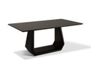 Ver imagem 1 de Mesa De Jantar 8 Lugares Dubai 220cm X 105cm Tampo com Vidro Preto