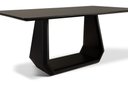Ver imagem 2 de Mesa De Jantar 8 Lugares Dubai 220cm X 105cm Tampo com Vidro Preto