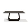 Mesa De Jantar 8 Lugares Dubai 220cm X 105cm  Tampo com Vidro Preto - 3