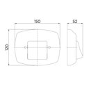 Ver imagem 2 de Acabamento para Válvula de Descarga Clássica - Docol Preto com Cromado