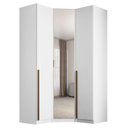 Ver imagem 2 de Guarda-roupa de Canto 100% MDF com Espelho 3 Portas Altezza