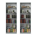 Ver imagem 5 de Kit Madesa com 2 Estantes Livreiro 6908 - Cinza