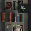 Ver imagem 6 de Kit Madesa com 2 Estantes Livreiro 6908 - Cinza