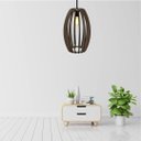 Ver imagem 2 de Luminária Teto tipo Pendente IMPERIAL MDF - Completa - Cor: Marrom