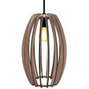Ver imagem 1 de Luminária Teto tipo Pendente IMPERIAL MDF - Completa - Cor: Marrom