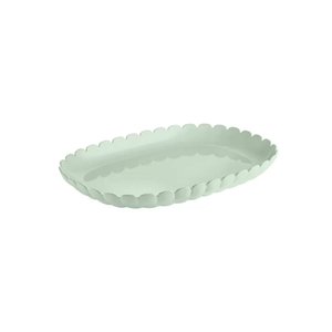 Bandeja L 45 X 31 X H4,5 Cm Bpa Free- Tiffany -verde Malva - Guzzini