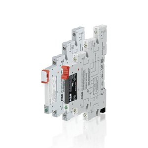 Relais ABB CR-M012DC2L - Mini Réseau 12V CC - 2 Contacts (SPDT) - Boîte De 10 Pièces