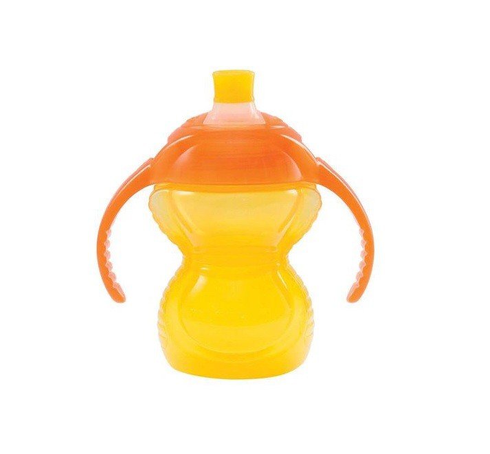 Copo Trein. Bite Proof Click Lock Amarelo/laranja