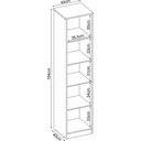 Ver imagem 6 de Armario Multiuso Reflex Ii para Cozinha Lavanderia Demobile:branco