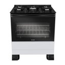 Ver imagem 3 de Fogão 5 Bocas Mueller com Mesa de Vidro e Forno 81l Branco Bivolt - Mfv5bf