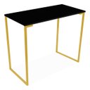 Ver imagem 2 de Mesa Notebook Dourado com Preto Computador 90 Cm Home Office