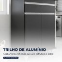 Ver imagem 7 de Tábua de Passar com Balcão 02 Portas Alice Preto 119 cm - D’Rossi