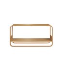 Ver imagem 4 de Sapateira Banco Pé Metal Luna Hanover-Dourado