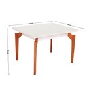 Ver mais imagens de Conjunto Mesa Retangular Floripa 4 Cadeiras 1,140x0,93 Tampo em Vidro Off White