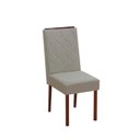 Ver imagem 2 de Conjunto Mesa Retangular Floripa 4 Cadeiras 1,140x0,93 Tampo em Vidro Off White