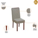 Ver imagem 6 de Conjunto Mesa Retangular Floripa 4 Cadeiras 1,140x0,93 Tampo em Vidro Off White