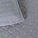 Ver imagem 5 de Cobre Leito Lótus Solteiro 2 Peças Matelado Cinza